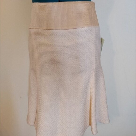 Nwt Douglas Hannant vintage womens $1617 ivory wool skirt size 4 - Picture 3 of 9